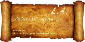 László Anita névjegykártya